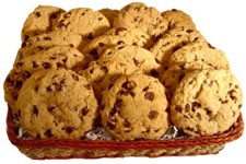 Large Chocolate Chip Cookie Basket