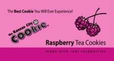 Raspberry Tea Cookie art