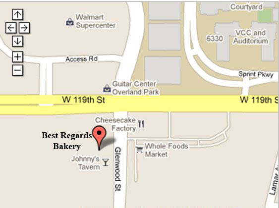 Best Regards Bakery, Map